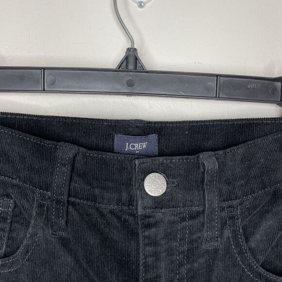 J.CREW Corduroy Pants Women 28 Full-Length Straight NEW Black Stretch BT006 - Picture 5 of 14